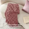 imageBedsure GentleSoft Twin Blanket for Bed  Super Soft Cozy Blankets for Kids Girls Cute Fuzzy Fleece Throws for Bedroom Couch Light Yellow 60x80 InchesDusty Pink