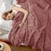 imageBedsure GentleSoft Twin Blanket for Bed  Super Soft Cozy Blankets for Kids Girls Cute Fuzzy Fleece Throws for Bedroom Couch Light Yellow 60x80 InchesDusty Pink