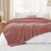 imageBedsure GentleSoft Twin Blanket for Bed  Super Soft Cozy Blankets for Kids Girls Cute Fuzzy Fleece Throws for Bedroom Couch Light Yellow 60x80 InchesDusty Pink