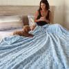 imageBedsure GentleSoft Twin Blanket for Bed  Super Soft Cozy Blankets for Kids Girls Cute Fuzzy Fleece Throws for Bedroom Couch Light Yellow 60x80 InchesLight Blue