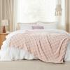 imageBedsure GentleSoft Twin Blanket for Bed  Super Soft Cozy Blankets for Kids Girls Cute Fuzzy Fleece Throws for Bedroom Couch Light Yellow 60x80 InchesLight Pink