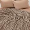 imageBedsure GentleSoft Twin Blanket for Bed  Super Soft Cozy Blankets for Kids Girls Cute Fuzzy Fleece Throws for Bedroom Couch Light Yellow 60x80 InchesLight Brown