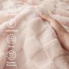 imageBedsure GentleSoft Twin Blanket for Bed  Super Soft Cozy Blankets for Kids Girls Cute Fuzzy Fleece Throws for Bedroom Couch Light Yellow 60x80 InchesLight Pink