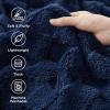 imageBedsure GentleSoft Twin Blanket for Bed  Super Soft Cozy Blankets for Kids Girls Cute Fuzzy Fleece Throws for Bedroom Couch Light Yellow 60x80 InchesNavy