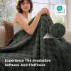 imageBedsure GentleSoft Twin Blanket for Bed  Super Soft Cozy Blankets for Kids Girls Cute Fuzzy Fleece Throws for Bedroom Couch Light Yellow 60x80 InchesOlive Green