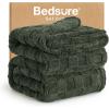 imageBedsure GentleSoft Twin Blanket for Bed  Super Soft Cozy Blankets for Kids Girls Cute Fuzzy Fleece Throws for Bedroom Couch Light Yellow 60x80 InchesOlive Green