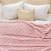 imageBedsure GentleSoft Twin Blanket for Bed  Super Soft Cozy Blankets for Kids Girls Cute Fuzzy Fleece Throws for Bedroom Couch Light Yellow 60x80 InchesPink