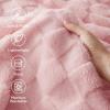 imageBedsure GentleSoft Twin Blanket for Bed  Super Soft Cozy Blankets for Kids Girls Cute Fuzzy Fleece Throws for Bedroom Couch Light Yellow 60x80 InchesPink