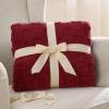 imageBedsure GentleSoft Twin Blanket for Bed  Super Soft Cozy Blankets for Kids Girls Cute Fuzzy Fleece Throws for Bedroom Couch Light Yellow 60x80 InchesRed