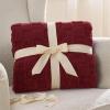 imageBedsure GentleSoft Twin Blanket for Bed  Super Soft Cozy Blankets for Kids Girls Cute Fuzzy Fleece Throws for Bedroom Couch Light Yellow 60x80 InchesRed