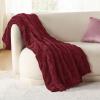 imageBedsure GentleSoft Twin Blanket for Bed  Super Soft Cozy Blankets for Kids Girls Cute Fuzzy Fleece Throws for Bedroom Couch Light Yellow 60x80 InchesRed