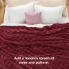imageBedsure GentleSoft Twin Blanket for Bed  Super Soft Cozy Blankets for Kids Girls Cute Fuzzy Fleece Throws for Bedroom Couch Light Yellow 60x80 InchesRed