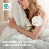 imageBedsure GentleSoft Twin Blanket for Bed  Super Soft Cozy Blankets for Kids Girls Cute Fuzzy Fleece Throws for Bedroom Couch Light Yellow 60x80 InchesWhite
