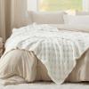 imageBedsure GentleSoft Twin Blanket for Bed  Super Soft Cozy Blankets for Kids Girls Cute Fuzzy Fleece Throws for Bedroom Couch Light Yellow 60x80 InchesWhite