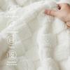 imageBedsure GentleSoft Twin Blanket for Bed  Super Soft Cozy Blankets for Kids Girls Cute Fuzzy Fleece Throws for Bedroom Couch Light Yellow 60x80 InchesWhite