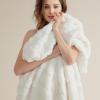 imageBedsure GentleSoft Twin Blanket for Bed  Super Soft Cozy Blankets for Kids Girls Cute Fuzzy Fleece Throws for Bedroom Couch Light Yellow 60x80 InchesWhite