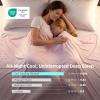 imageBedsure Lightweight Cold Blanket for Summer Bed Cooling Blanket Throw Size for Hot Sleepers Ice Cool Essentials for Hot Nights Breathable Thin Bedding for Teens Adults Navy 50 x 60Pink