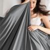imageBedsure Lightweight Cold Blanket for Summer Bed Cooling Blanket Throw Size for Hot Sleepers Ice Cool Essentials for Hot Nights Breathable Thin Bedding for Teens Adults Navy 50 x 60Dark Grey