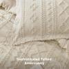 imageBedsure Boho Comforter Set Queen  Olive Green Tufted Queen Size Comforter 3 Pieces FarmhouseStyle Embroidery Bed Set Soft Fluffy Geometric Pattern Bedding for All Seasons01  Beige  Elegant