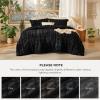 imageBedsure Boho Comforter Set Queen  Olive Green Tufted Queen Size Comforter 3 Pieces FarmhouseStyle Embroidery Bed Set Soft Fluffy Geometric Pattern Bedding for All Seasons20  Black  Elegant