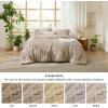imageBedsure Boho Comforter Set Queen  Olive Green Tufted Queen Size Comforter 3 Pieces FarmhouseStyle Embroidery Bed Set Soft Fluffy Geometric Pattern Bedding for All Seasons09  Khaki  Elegant