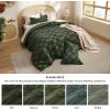 imageBedsure Boho Comforter Set Queen  Olive Green Tufted Queen Size Comforter 3 Pieces FarmhouseStyle Embroidery Bed Set Soft Fluffy Geometric Pattern Bedding for All Seasons05  Olive Green  Diamond Like