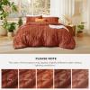 imageBedsure Boho Comforter Set Queen  Olive Green Tufted Queen Size Comforter 3 Pieces FarmhouseStyle Embroidery Bed Set Soft Fluffy Geometric Pattern Bedding for All Seasons27  Terracotta  Elegant