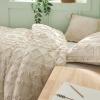 imageBedsure Boho Comforter Set Queen  Olive Green Tufted Queen Size Comforter 3 Pieces FarmhouseStyle Embroidery Bed Set Soft Fluffy Geometric Pattern Bedding for All Seasons01  Beige  Elegant