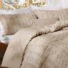 imageBedsure Boho Comforter Set Queen  Olive Green Tufted Queen Size Comforter 3 Pieces FarmhouseStyle Embroidery Bed Set Soft Fluffy Geometric Pattern Bedding for All Seasons09  Khaki  Elegant