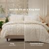 imageBedsure Boho Comforter Set Queen  Olive Green Tufted Queen Size Comforter 3 Pieces FarmhouseStyle Embroidery Bed Set Soft Fluffy Geometric Pattern Bedding for All Seasons01  Beige  Elegant