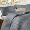 imageBedsure Boho Comforter Set Queen  Olive Green Tufted Queen Size Comforter 3 Pieces FarmhouseStyle Embroidery Bed Set Soft Fluffy Geometric Pattern Bedding for All Seasons17  Grey  Elegant