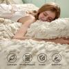 imageBedsure Boho Comforter Set Queen  Olive Green Tufted Queen Size Comforter 3 Pieces FarmhouseStyle Embroidery Bed Set Soft Fluffy Geometric Pattern Bedding for All Seasons01  Beige  Elegant