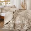imageBedsure Boho Comforter Set Queen  Olive Green Tufted Queen Size Comforter 3 Pieces FarmhouseStyle Embroidery Bed Set Soft Fluffy Geometric Pattern Bedding for All Seasons09  Khaki  Elegant