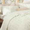 imageBedsure Boho Comforter Set Queen  Olive Green Tufted Queen Size Comforter 3 Pieces FarmhouseStyle Embroidery Bed Set Soft Fluffy Geometric Pattern Bedding for All Seasons11  Ivory  Elegant