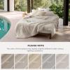 imageBedsure King Size Comforter Set Black  Bed in a Bag King Bedding 7 Pieces Cationic Dyed Bed Set Gift for Family Black Soft Bedding for All Seasons Comforter with Sheets Pillowcases amp Shams01  Beige Melange