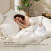 imageBedsure King Size Comforter Set Black  Bed in a Bag King Bedding 7 Pieces Cationic Dyed Bed Set Gift for Family Black Soft Bedding for All Seasons Comforter with Sheets Pillowcases amp Shams04  Beige