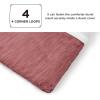 imageBedsure King Size Comforter Set Black  Bed in a Bag King Bedding 7 Pieces Cationic Dyed Bed Set Gift for Family Black Soft Bedding for All Seasons Comforter with Sheets Pillowcases amp Shams06  Pink Clay Melange