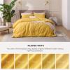 imageBedsure King Size Comforter Set Black  Bed in a Bag King Bedding 7 Pieces Cationic Dyed Bed Set Gift for Family Black Soft Bedding for All Seasons Comforter with Sheets Pillowcases amp Shams09  Yellow Melange