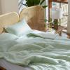 imageBedsure King Size Comforter Set Black  Bed in a Bag King Bedding 7 Pieces Cationic Dyed Bed Set Gift for Family Black Soft Bedding for All Seasons Comforter with Sheets Pillowcases amp Shams08  Mint Green  Reversible