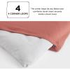 imageBedsure King Size Comforter Set Black  Bed in a Bag King Bedding 7 Pieces Cationic Dyed Bed Set Gift for Family Black Soft Bedding for All Seasons Comforter with Sheets Pillowcases amp Shams03  Grayish White Melange
