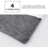 imageBedsure King Size Comforter Set Black  Bed in a Bag King Bedding 7 Pieces Cationic Dyed Bed Set Gift for Family Black Soft Bedding for All Seasons Comforter with Sheets Pillowcases amp Shams03  Dark Grey Melange