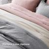 imageBedsure King Size Comforter Set Black  Bed in a Bag King Bedding 7 Pieces Cationic Dyed Bed Set Gift for Family Black Soft Bedding for All Seasons Comforter with Sheets Pillowcases amp Shams06  Pink Melange