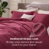 imageBedsure King Size Comforter Set Black  Bed in a Bag King Bedding 7 Pieces Cationic Dyed Bed Set Gift for Family Black Soft Bedding for All Seasons Comforter with Sheets Pillowcases amp Shams06  Red Melange