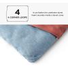 imageBedsure King Size Comforter Set Black  Bed in a Bag King Bedding 7 Pieces Cationic Dyed Bed Set Gift for Family Black Soft Bedding for All Seasons Comforter with Sheets Pillowcases amp Shams05  Storm Blue Melange