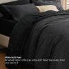 imageBedsure King Size Comforter Set Black  Bed in a Bag King Bedding 7 Pieces Cationic Dyed Bed Set Gift for Family Black Soft Bedding for All Seasons Comforter with Sheets Pillowcases amp Shams03  Black