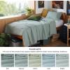 imageBedsure King Size Comforter Set Black  Bed in a Bag King Bedding 7 Pieces Cationic Dyed Bed Set Gift for Family Black Soft Bedding for All Seasons Comforter with Sheets Pillowcases amp Shams02  Mint Green Melange