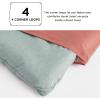 imageBedsure King Size Comforter Set Black  Bed in a Bag King Bedding 7 Pieces Cationic Dyed Bed Set Gift for Family Black Soft Bedding for All Seasons Comforter with Sheets Pillowcases amp Shams02  Mint Green Melange
