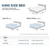 imageBedsure King Size Comforter Set Black  Bed in a Bag King Bedding 7 Pieces Cationic Dyed Bed Set Gift for Family Black Soft Bedding for All Seasons Comforter with Sheets Pillowcases amp Shams06  Icy Pink Cooling