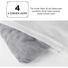 imageBedsure King Size Comforter Set Black  Bed in a Bag King Bedding 7 Pieces Cationic Dyed Bed Set Gift for Family Black Soft Bedding for All Seasons Comforter with Sheets Pillowcases amp Shams03  Grey Melange