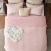 imageBedsure King Size Comforter Set Black  Bed in a Bag King Bedding 7 Pieces Cationic Dyed Bed Set Gift for Family Black Soft Bedding for All Seasons Comforter with Sheets Pillowcases amp Shams06  Icy Pink Cooling